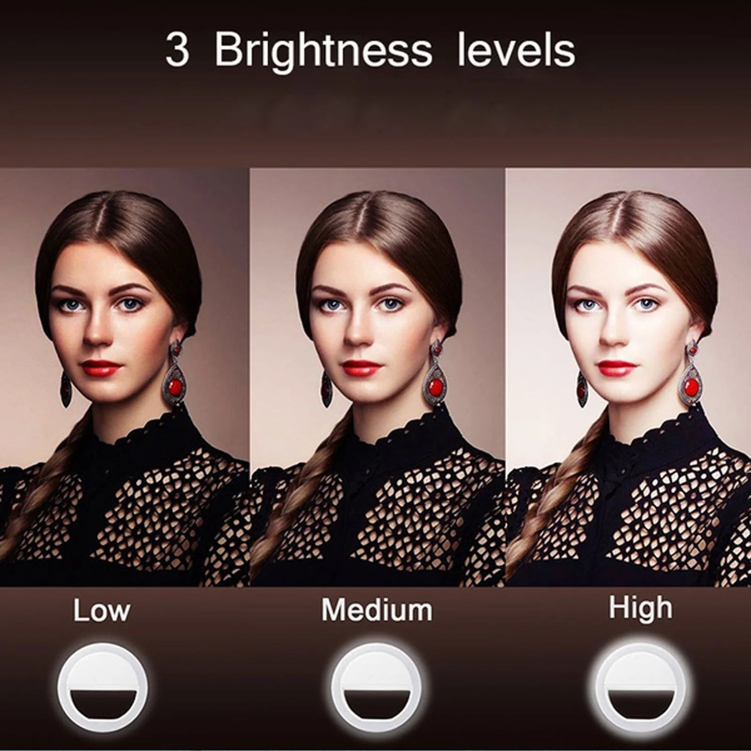 4785 Selfie Ring Light used for applying bright shade over face during taking selfies and making videos etc. DeoDap 4785 Selfie Ring Light used for applying bright shade over face during taking selfies and making videos etc. DeoDap